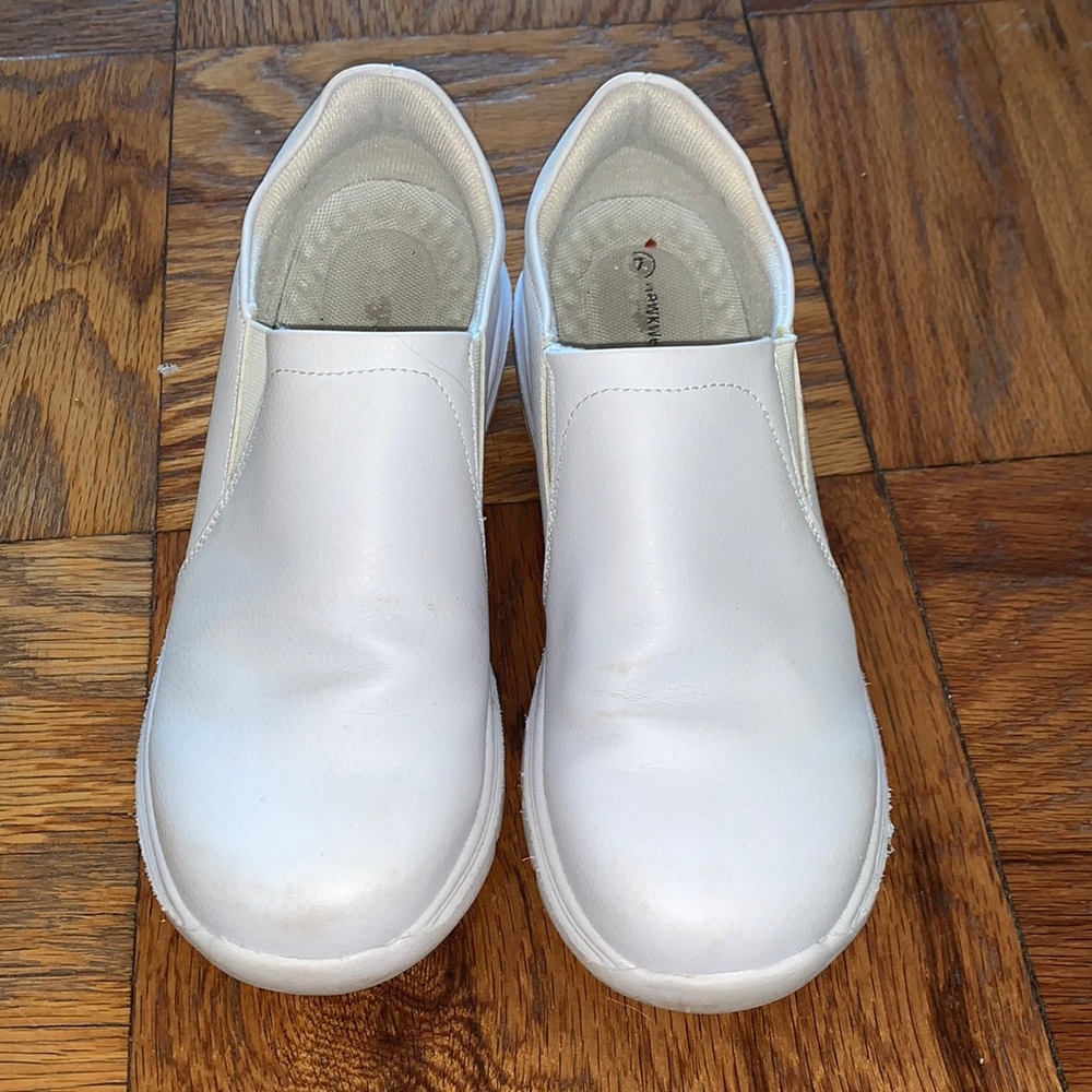White nursing sneakers
